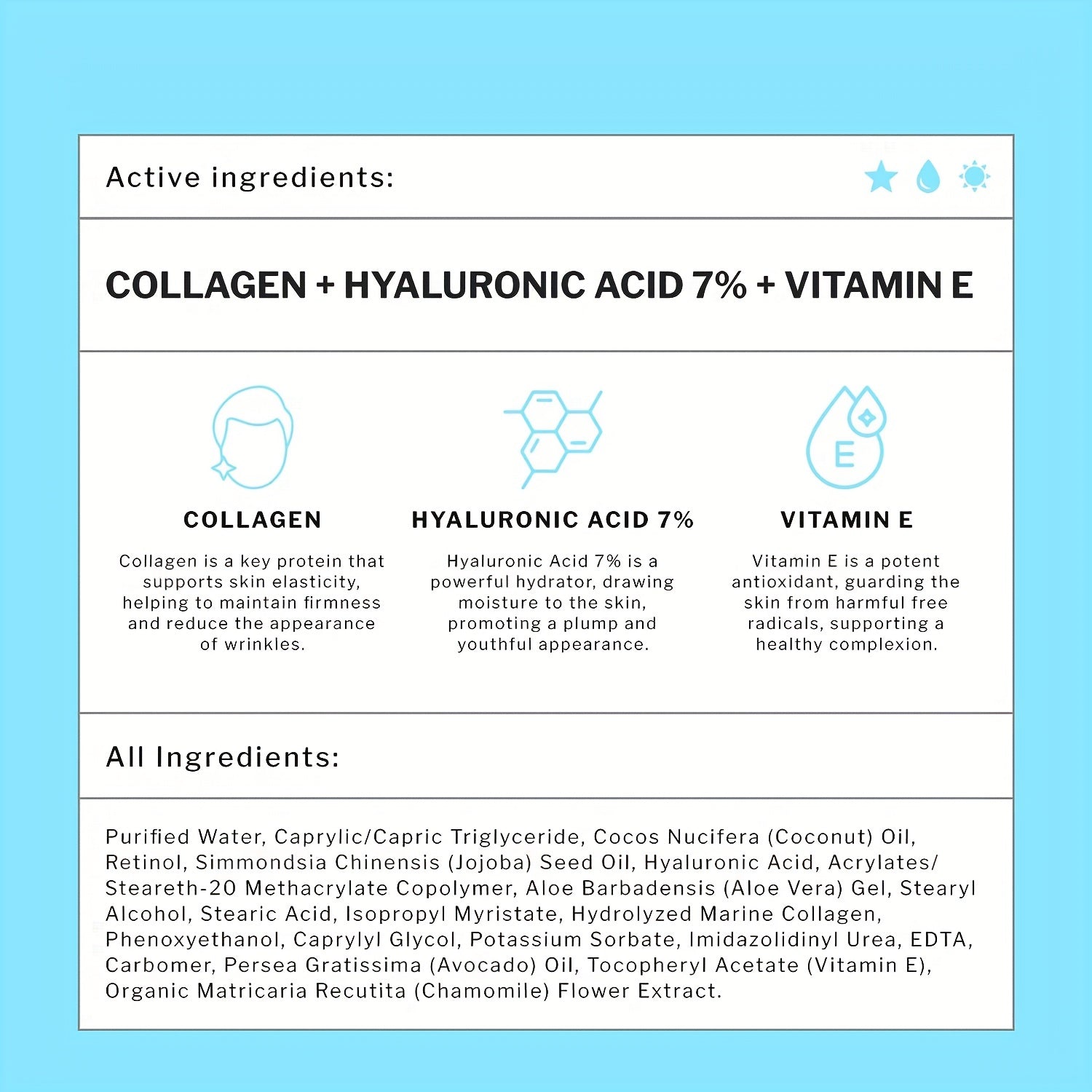 30ml Men's Face Cream & Night Moisturizer Anti-Aging Wrinkle Skin Care