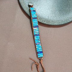 Colorful Stone Braided Bracelet Adjustable Rope Hand Bracelet Energy Healing