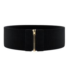 Womens Wide Elastic Waist Belt Cinch Belt Stretch Waistband