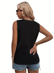  LGBT Casual Tank Top Women's Plus Graphic & Slogan Print