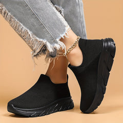 Mesh Breathable Slip On Casual Running Shoes