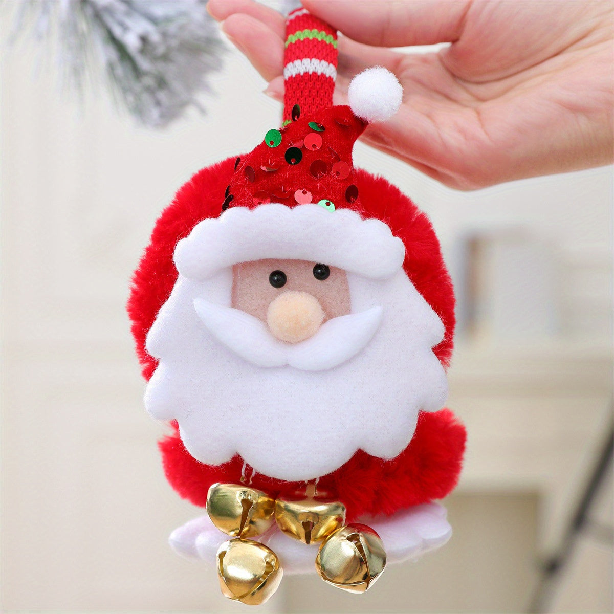 Christmas Elf & Snowman Ear Headbands with Bells