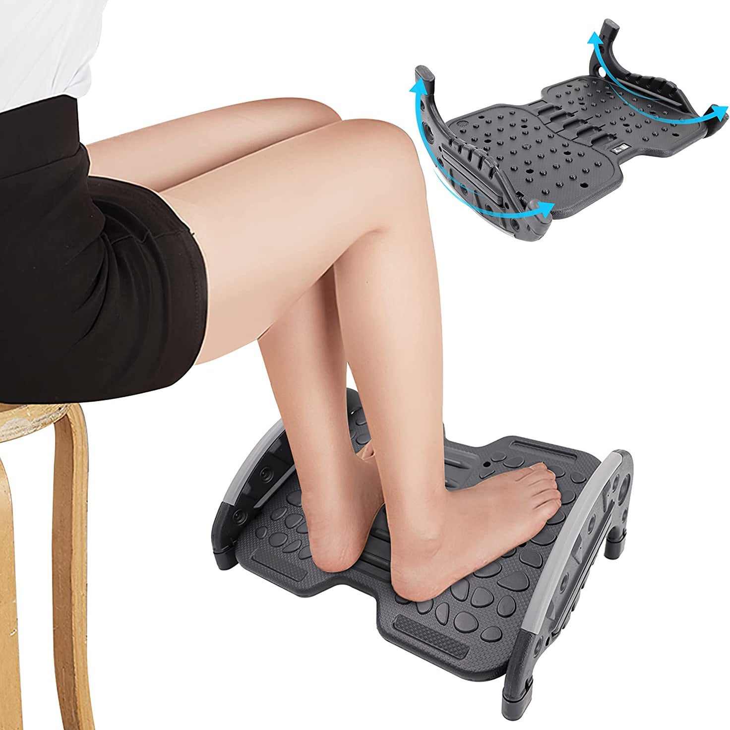 Under Desk Foot Rest Rocker Footrest Office Stool