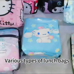 Cinnamoroll Lunch Bag Leak Proof Reusable Thermal Insulation