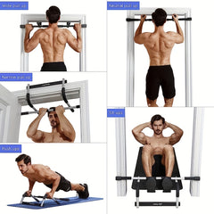 Pull Up Bar Door Rack Upper Body Trainer - Multifunctional Muscle Training