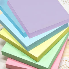 6pcs Macaron Sticky Notes 7 Memo Pad 300 Sheets