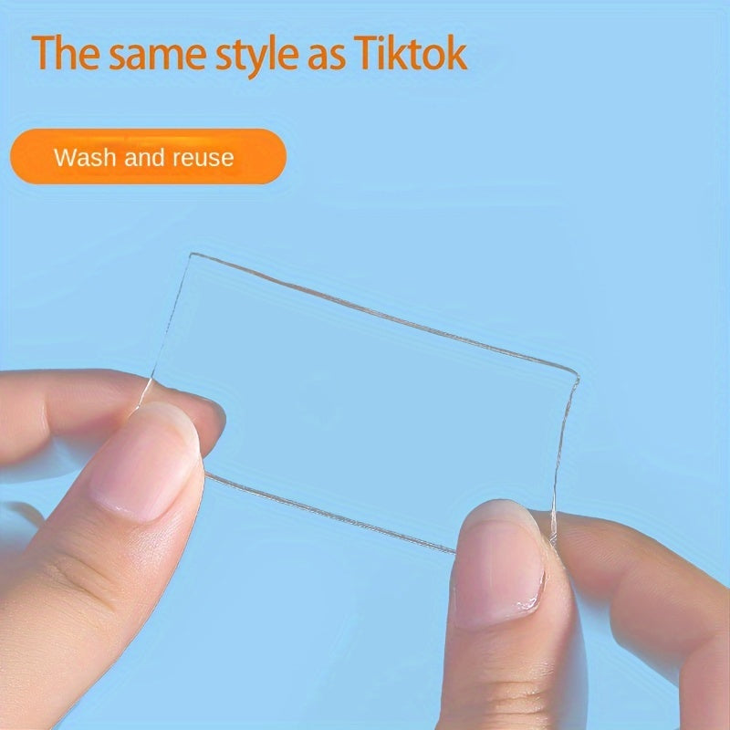 Transparent Reusable Double Sided Tape - Nanotraceless Sticker