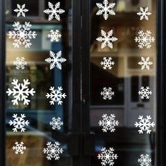 Christmas Snowflake Window Sticker Removable Waterproof Vinyl Wall Decor