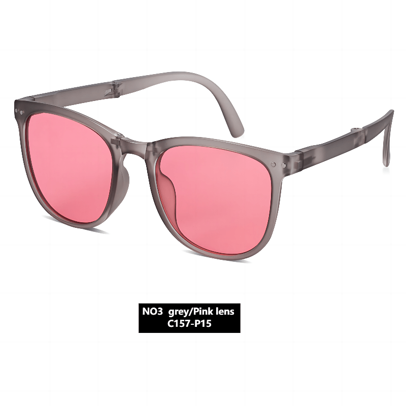 Men's Folding Polarized Sunglasses TR90 Material UV Resistant