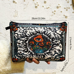 Gothic Pattern Carry On Bag Vintage Makeup Pouch
