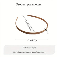 Wide Brim Hair Band Women's Non-slip Hair Accessory