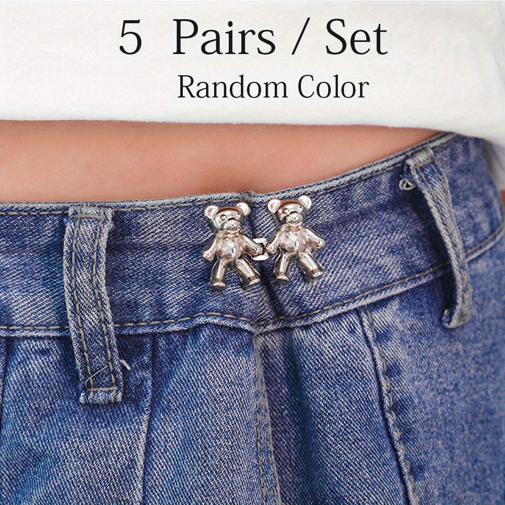 Bear Waist Buckle Set Small Waist Artifact