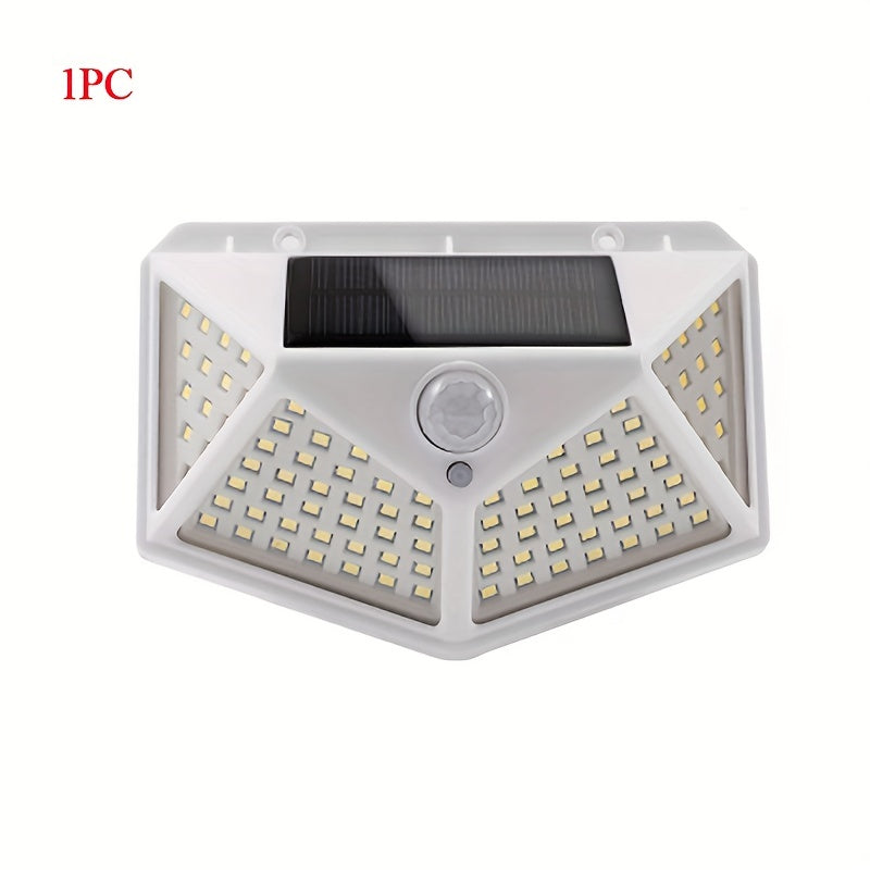 100LED Solar Wall Light Outdoor Waterproof Energy Saving