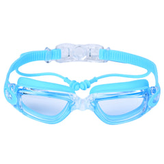 HD Waterproof Swim Goggles w/ Earplugs Ideal for Myopia & Transparent Swimming