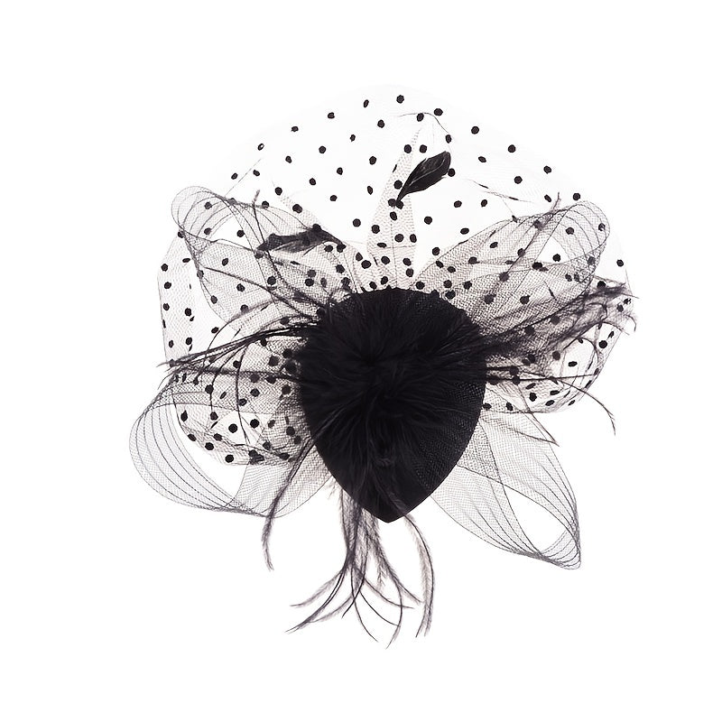 Wedding Fascinator Hat with Duck Billed Clip