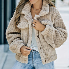 Faux Fur Trucker Jacket for Fall & Winter
