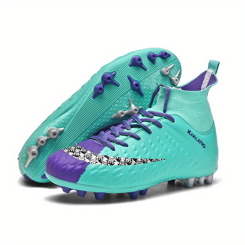 Boys Non Slip Football Cleat With Spikes Outdoor Soccer Shoes