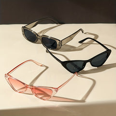 3 Pairs Jelly Sunglasses for Women Men UV400 Sun Shades Glasses