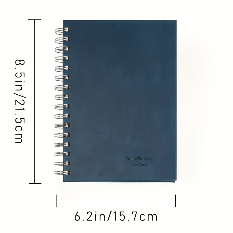 Retro Coil Notebook Thickened Classroom, Office Conference Notebook