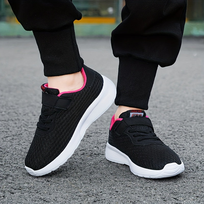 Boy's Breathable Sneakers Comfy Non Slip Soft Sole Shoes for Outdoor Activities