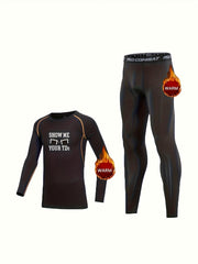 Kids Fleece Thermal Compression Football Set