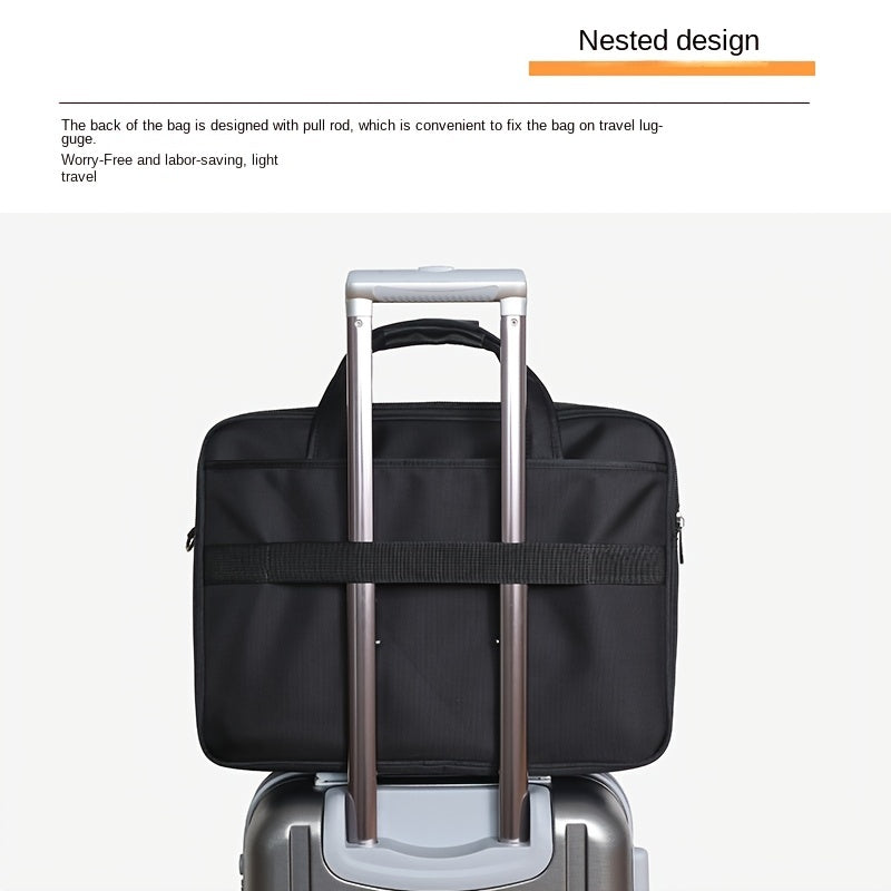 17.3 Inch Laptop Bag Expandable Briefcase for Men Women