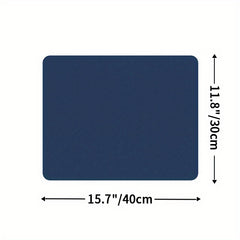 Solid Rectangle Dish Drying Mat Non-Slip Absorbent Placemat