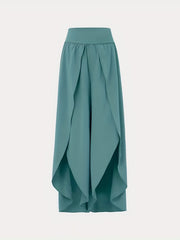  Boho Pants Women's High Rise Beach Trousers