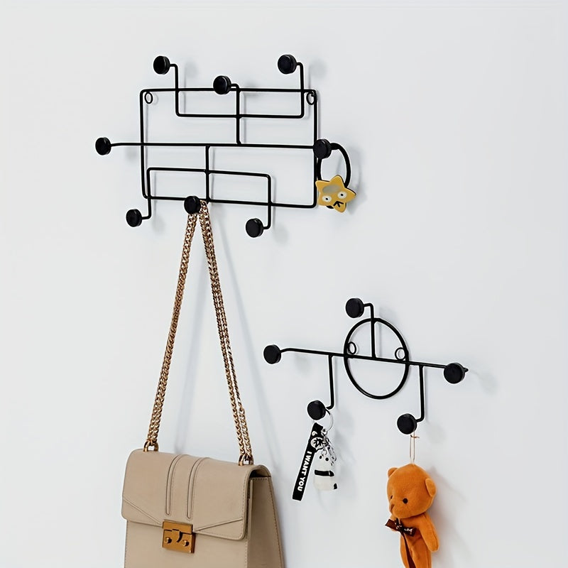 Scandinavian Geometric Metal Wall Hooks