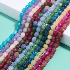 Amethyst Opal Agate Jade Spacer Beads Jewelry Making DIY