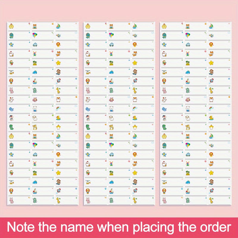240 Waterproof Name Stickers for Students, Label Books & Supplies