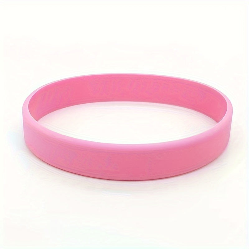Luminous Silicone Bracelet with Rubber Wristband