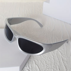 Y2K Wrap Around Sunglasses Futuristic One piece Glasses UV400