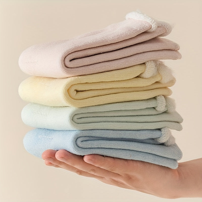 Plush Lined Socks Women's Mid Tube Stockings