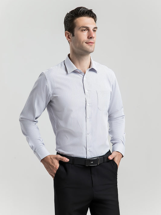 Men's Long Sleeve Button Down Dress Shirt