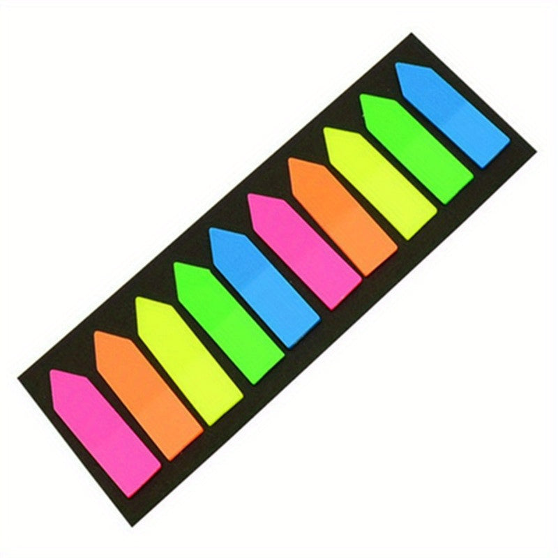 200 Sheets Colour Memo Pad Sticky Notes Bookmark Marker Sticker Paper