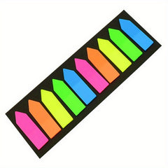 200 Sheets Colour Memo Pad Sticky Notes Bookmark Marker Sticker Paper