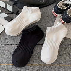 4 Pairs Comfy Solid Socks for Women