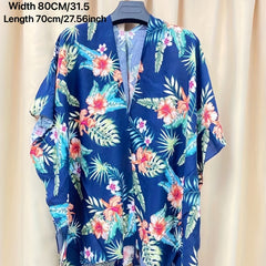 Hawaiian Style Floral Print Beach Towel Shawl
