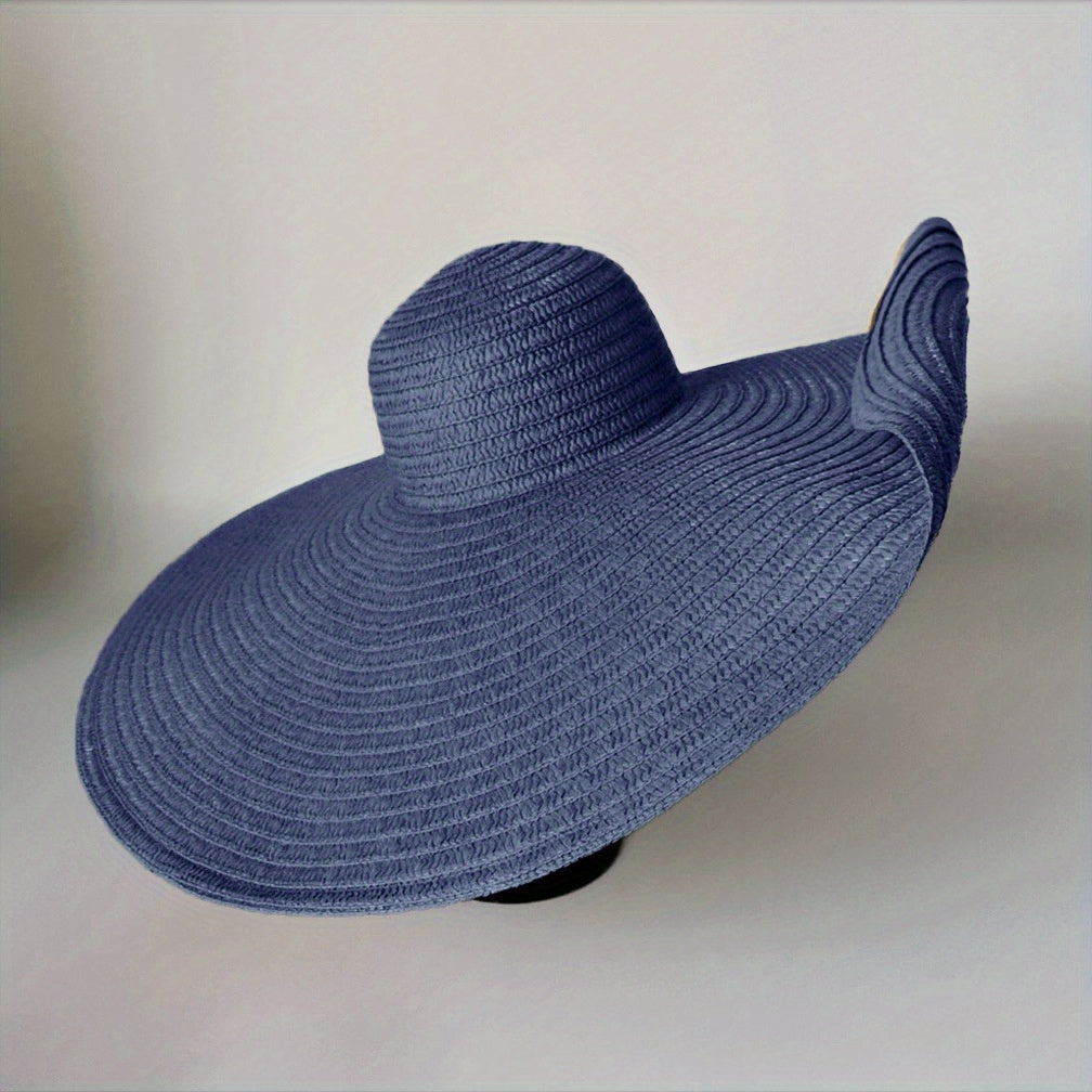 Floppy Sun Hat Wide Brim Beach Summer UV Protection Straw Hats