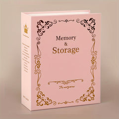 Vintage Photo Album Pink Holds 100 6 inch Photos