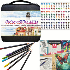 120 Colored Pencils Set in Carrying Case