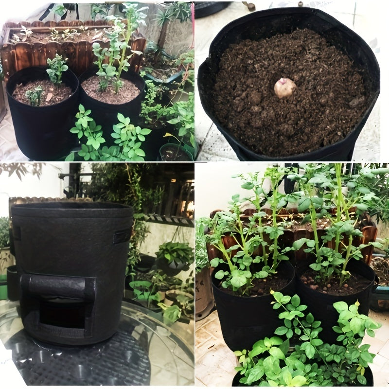 Portable Plant Growth Bag for Vegetables & Flowers