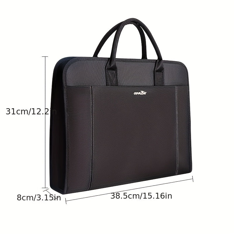 Men's Canvas Briefcase Office File Bag Laptop Business Bag