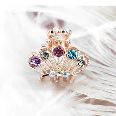 Mini Flower Butterfly Crown Hair Claw Jaw Clip Hairpin