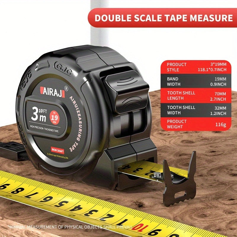 Durable Steel Tape Measure 3M/5M/7M with Automatic Locking