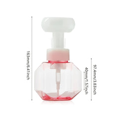300ml Floral Foam Pump Bottle for Soap and Shower Gel