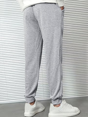Men's Bull Print Jogger Pants Loose Sweatpants