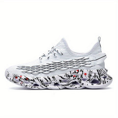 Men's Knitted Lightweight Running Shoes Spring Summer
