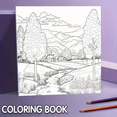 20x20cm Painting Guide with Unique Cover and Clear Lines Patterns